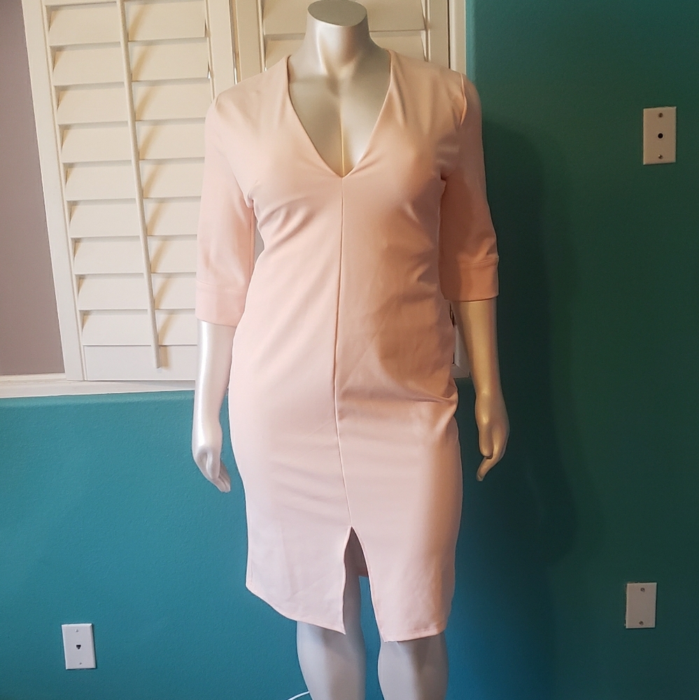 Light Peach Dress Size 3x